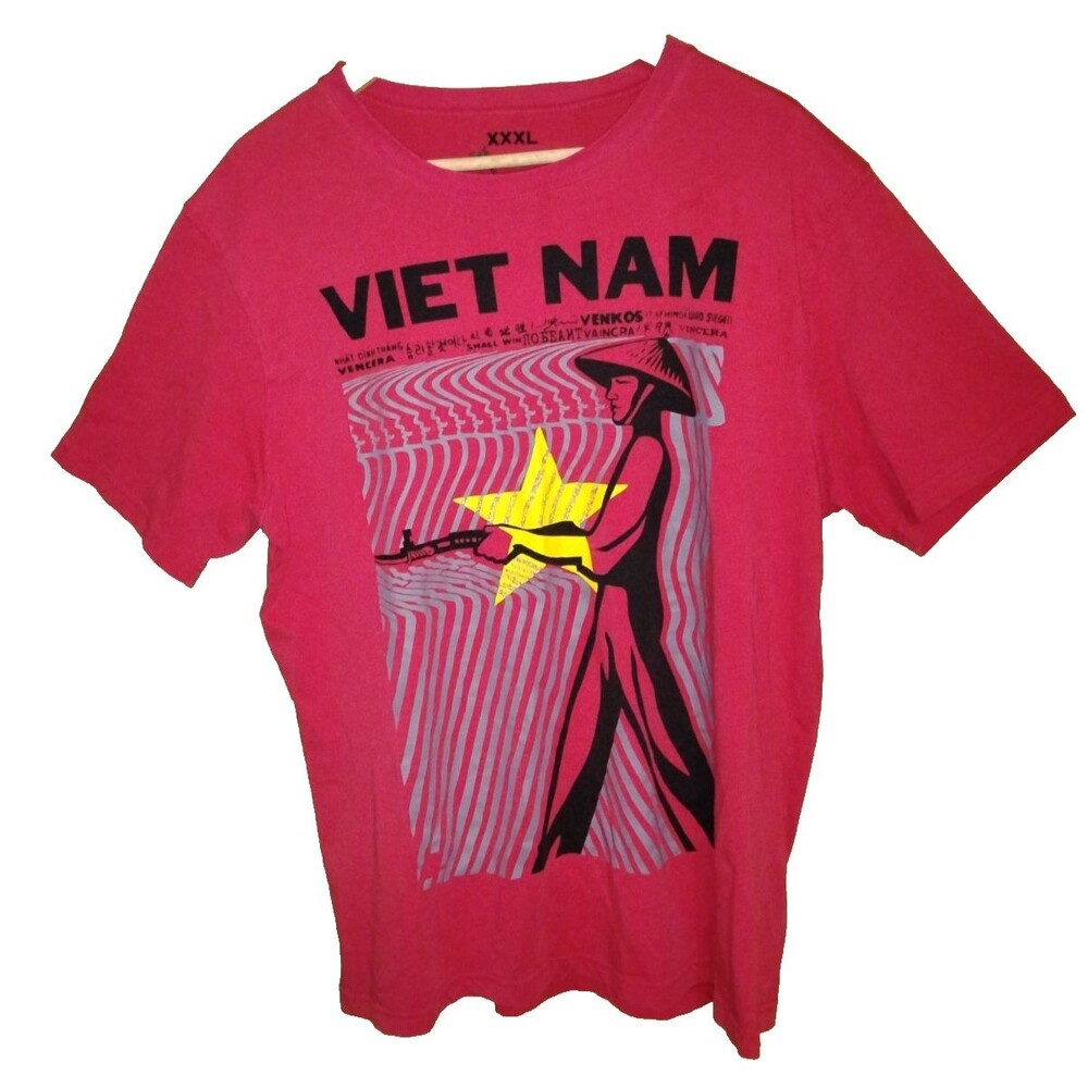 Made in Saigon Graphic T-shirt XXXL FITS LIKE A U.S. LARGE  Edgy Alt World